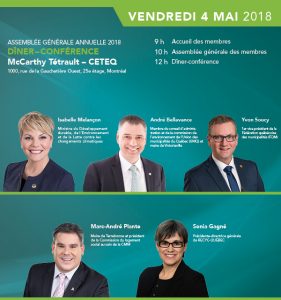 CETEQ - Assemblée générale annuelle 2018 @ CETEQ